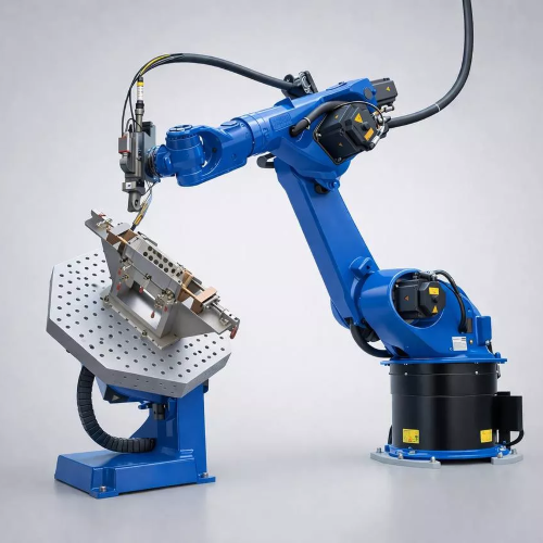 Роботизированная сварочная ячейка с позиционером