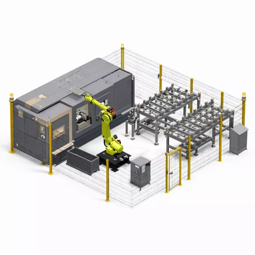 Ячейка с роботом для обслуживания токарного станка (от 1 до 3)