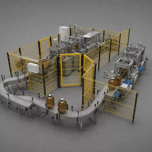 Автоматические сборочные линии (на базе нескольких роботов)